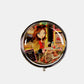 Nicole Lee USA Print Metallic Circular Large Pill Case