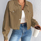 Honey Snap Down Long Sleeve Jacket