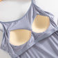 Full Size Scoop Neck Midi Cami Dress with Bra