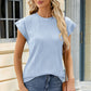 Round Neck Cap Sleeve T-Shirt