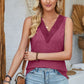 Lace Detail V-Neck Tank