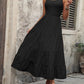 FULL SIZE Smocked Scoop Neck Sleeveless Tank Dress