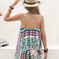 Printed V-Neck Top and Shorts Set