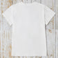 Letter Graphic Round Neck Short Sleeve T-Shirt