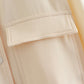 Pocketed Snap Down Baseball Collar Jacket