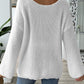 Round Neck Long Sleeve Sweater