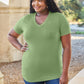 Basic Bae Bamboo Full Size V-Neck Short Sleeve T-Shirt