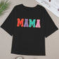 Full Size MAMA Round Neck Short Sleeve T-Shirt