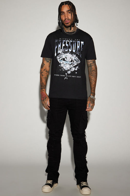 Pressure Makes Diamonds Short Sleeve Tee - Black