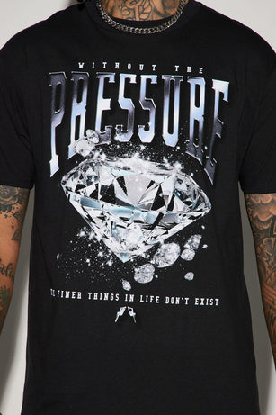 Pressure Makes Diamonds Short Sleeve Tee - Black