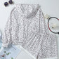 Drawstring Leopard Long Sleeve Hooded Top and Shorts Set