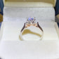 2 Carat Moissanite 925 Sterling Silver Ring