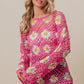 BiBi Floral Crochet Net Lace Cover Up - Brand BiBi