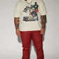 Boyz N The Hood Lowrider Oversized Short Sleeve Tee - Off White