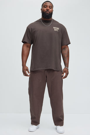 Nature Dept. Short Sleeve Tee - Brown
