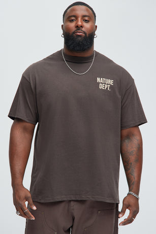 Nature Dept. Short Sleeve Tee - Brown