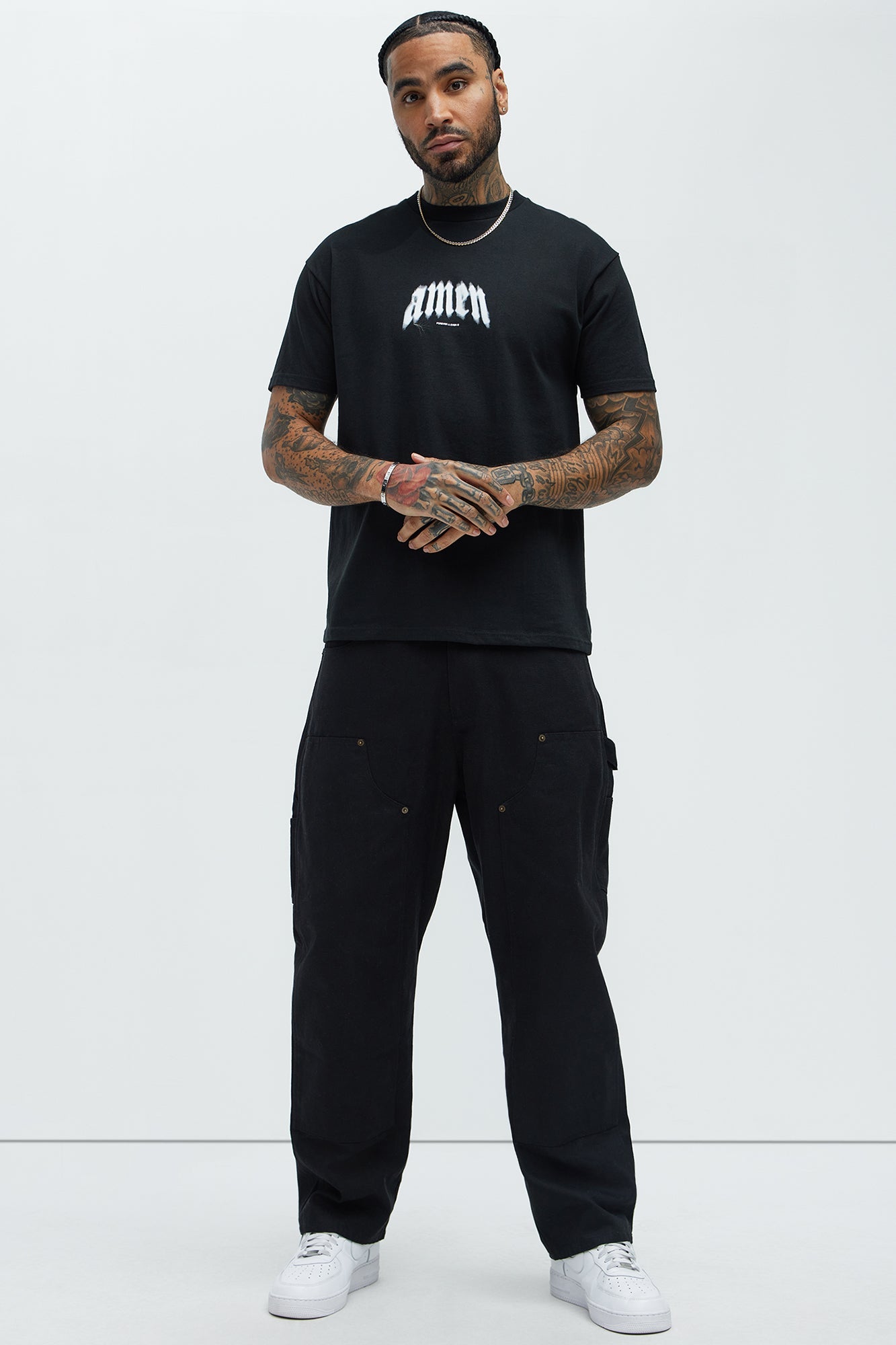 Amen Forever Short Sleeve Tee - Black