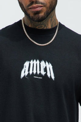 Amen Forever Short Sleeve Tee - Black