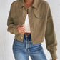 Honey Snap Down Long Sleeve Jacket