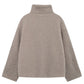 Zip Up Turtleneck Long Sleeve Plush Jacket