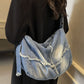 Raw Hem Gradient Crossbody Bag