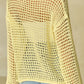 Openwork Round Neck Dropped Shoulder Knit Cover Up