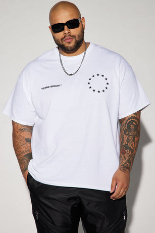 Filling Vacancy Like The Brightest Star Short Sleeve Tee - White
