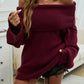 Devine Off-Shoulder Extra-Long Sleeve Sweater