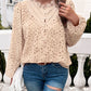 Devine Frill Round Neck Long Sleeve Shirt