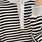 Striped Dropped Shoulder Long Sleeve Sweatshirt