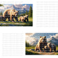 Brown Bear and Cubs Digital Art in PDF SVG PNG File Formats