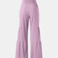 Tied Ruched Wide Leg Pants