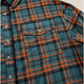 Plaid Collared Neck Long Sleeve Shirt