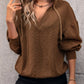 Drawstring Dropped Shoulder Long Sleeve Hoodie