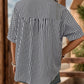 Striped Collared Neck Half Sleeve Shirt