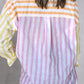 Striped Button Up Long Sleeve Shirt