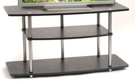 Black 42-Inch Flat Screen TV Stand