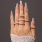 18K Gold-Plated Inlaid Zircon Ring