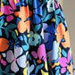 Plus Size Printed V-Neck Short Sleeve Mini Dress
