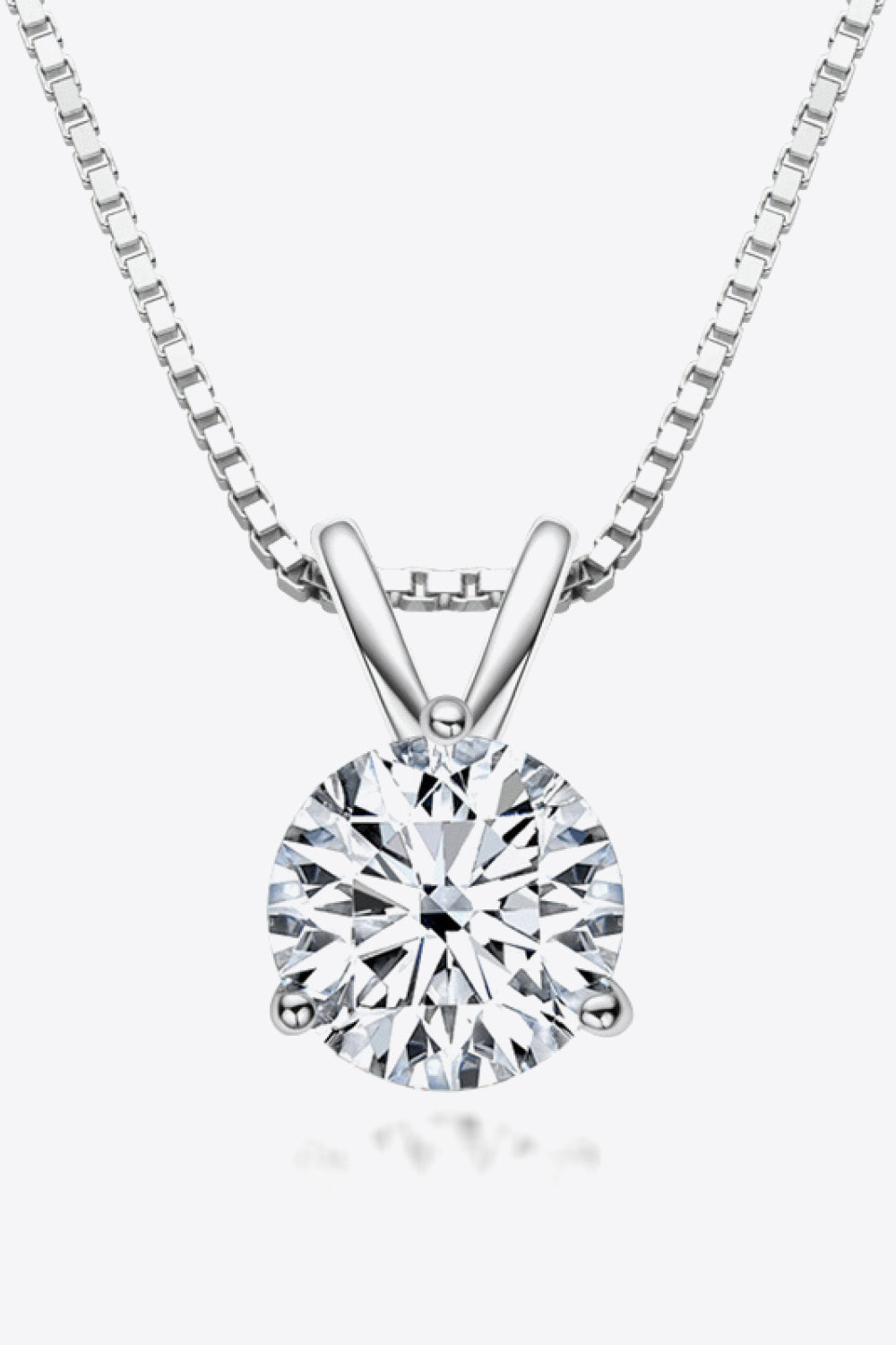 Adored Show Off 1 Carat Moissanite Pendant Necklace *