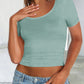 Devine Scoop Neck Short Sleeve T-Shirt