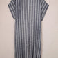 Striped Open Front Longline Cover Up