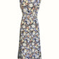 Mia Savannah Floral Sleeveless Midi Dress