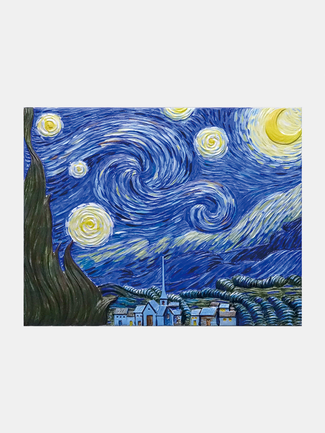 Relief Van Gogh's Starry Night DIY 3D Oil Painting Kit