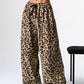 Leopard Wide Leg Plush Pants
