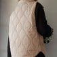Collared Neck Vest with Pockets