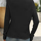 Round Neck Dropped Shoulder Knit Top