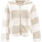 Full Size Plaid Zip Up Long Sleeve Jacket