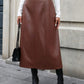 High Waist Midi Skirt