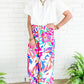 Printed Wide Leg Pants
